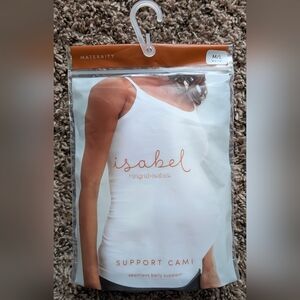 Isabel Maternity White Tank Top